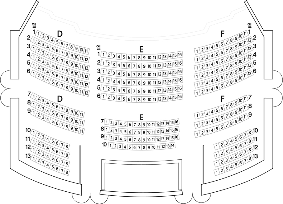 팔공홀 2층 도면