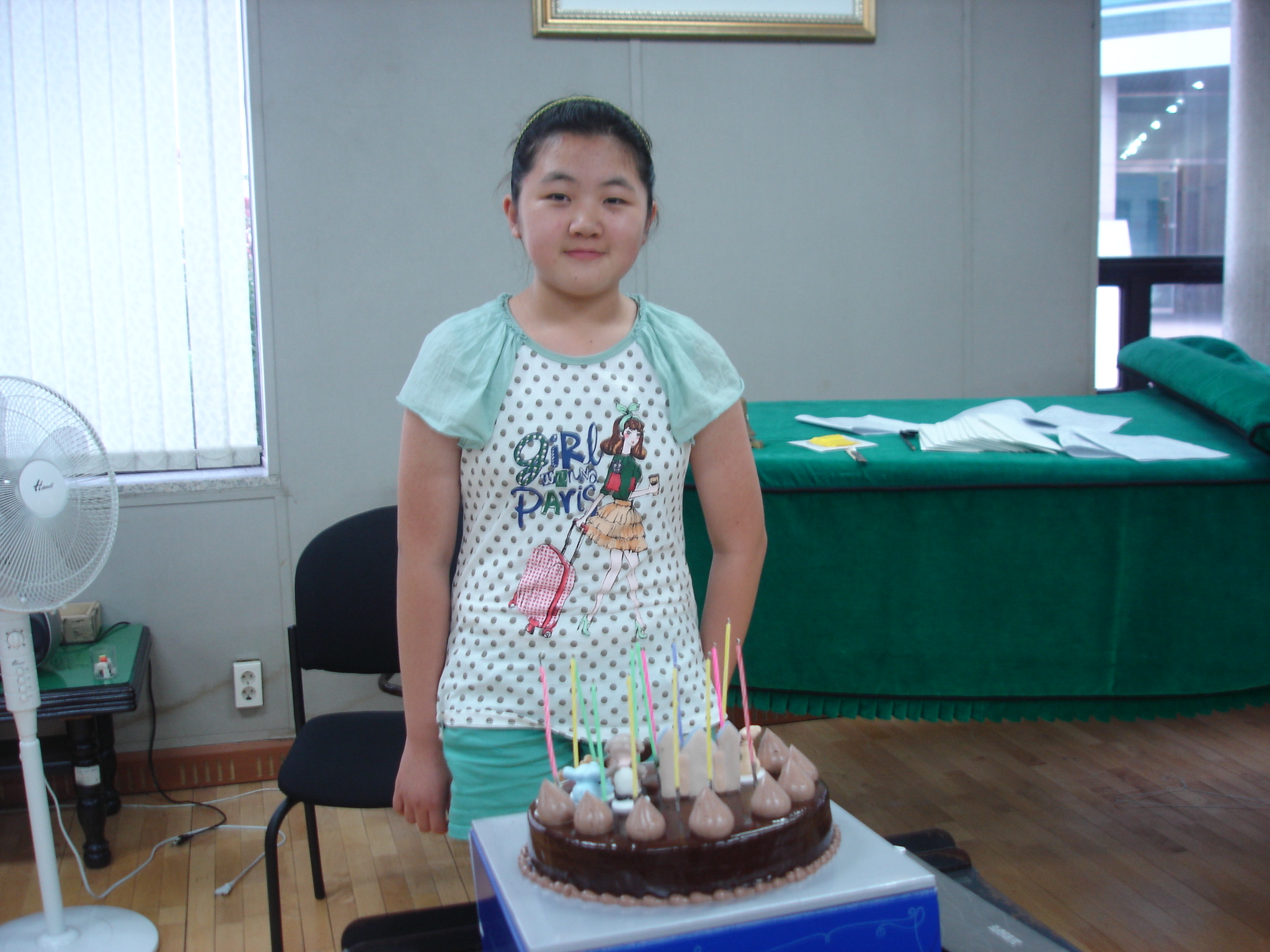 우지민 단원 생일축하 파티