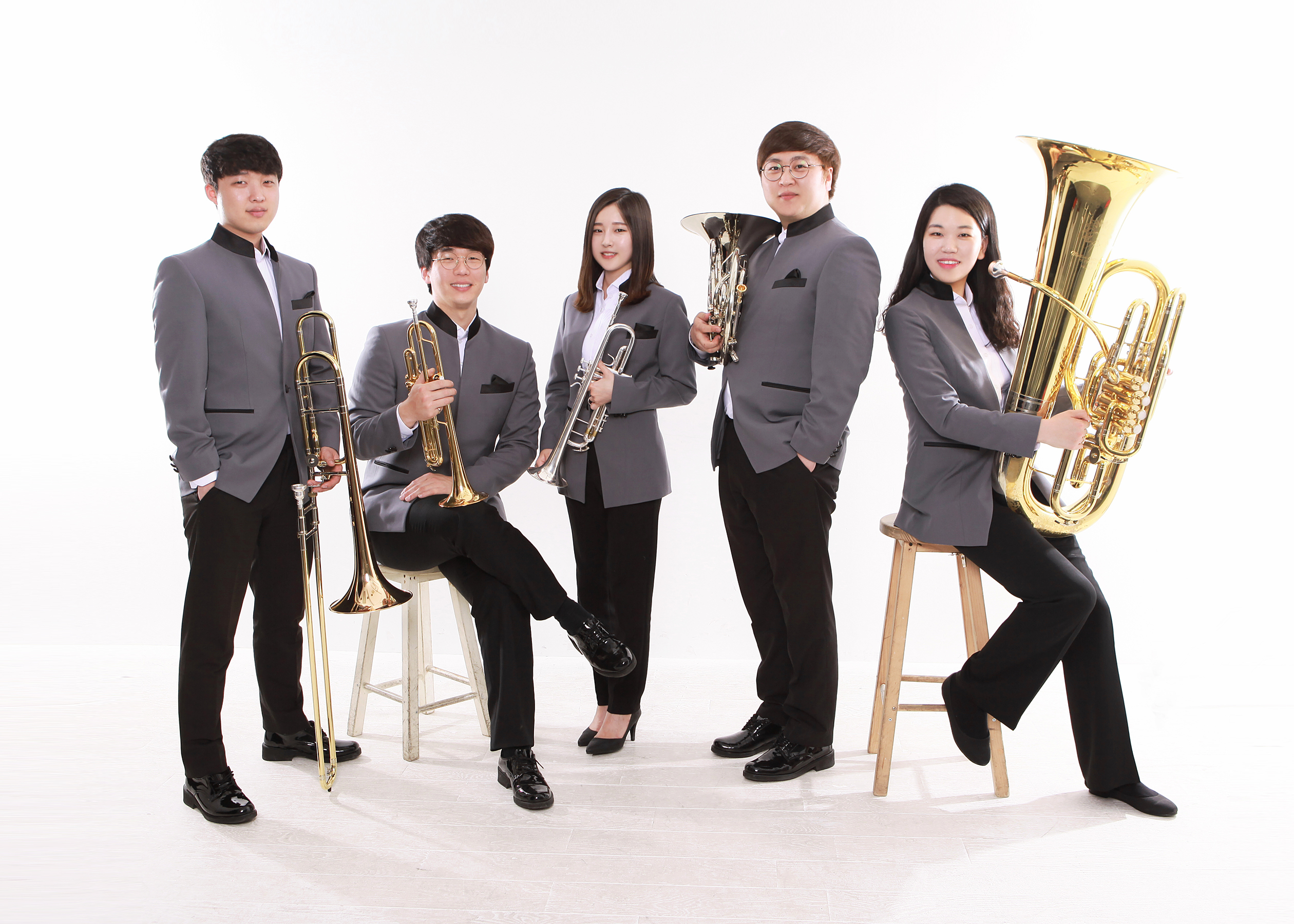 DAC 브라스 퀸텟 프로필 사진 촬영