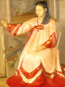 한복입은 소녀(고입기념)