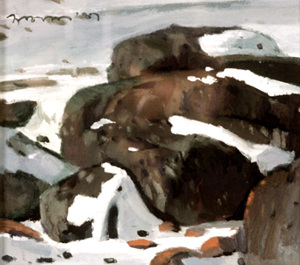 겨울의 앞산 계곡